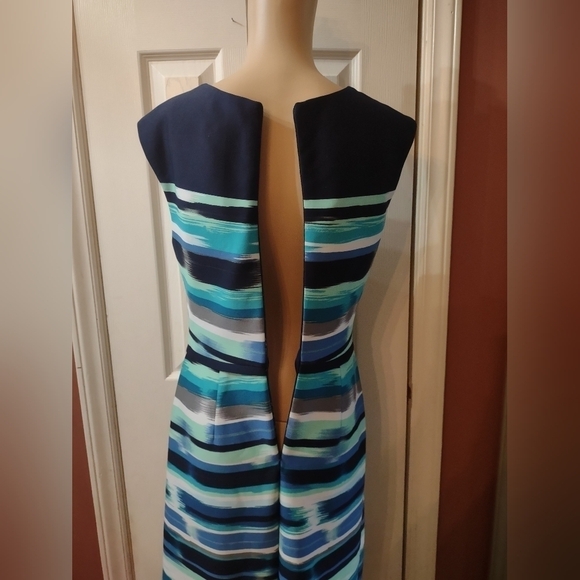 Connected Apparel women's size 6 stripes sleeveless dress - Picture 2 of 10